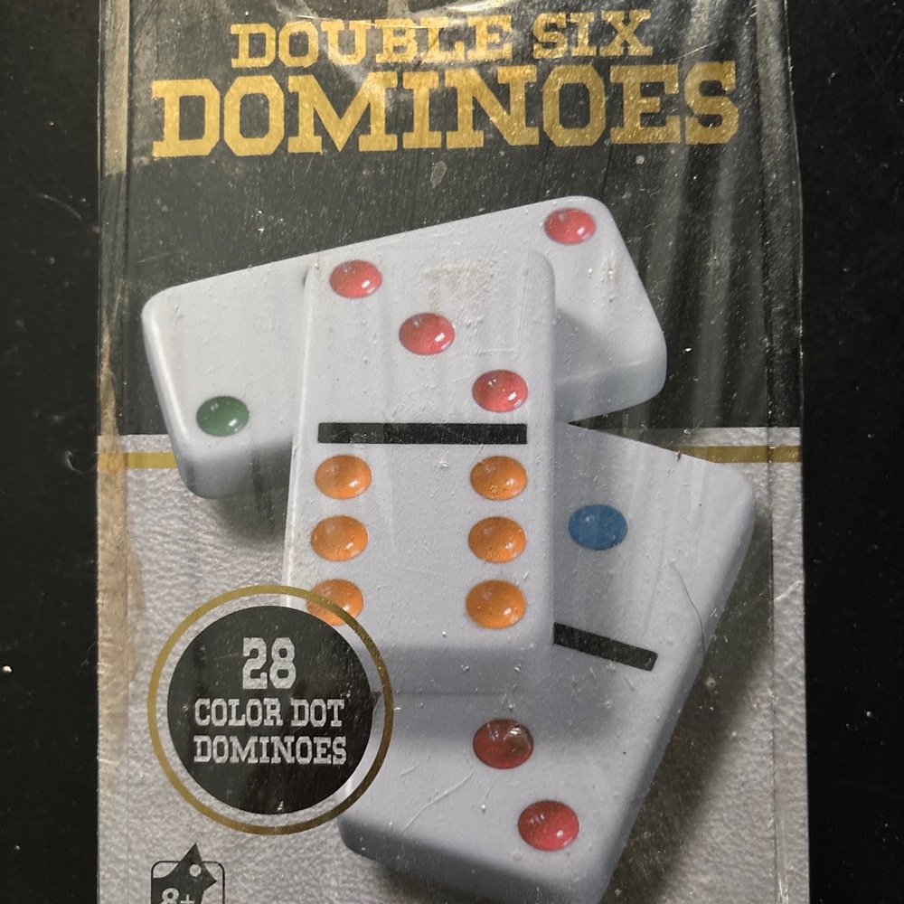 Double Six Color Dot Dominoes